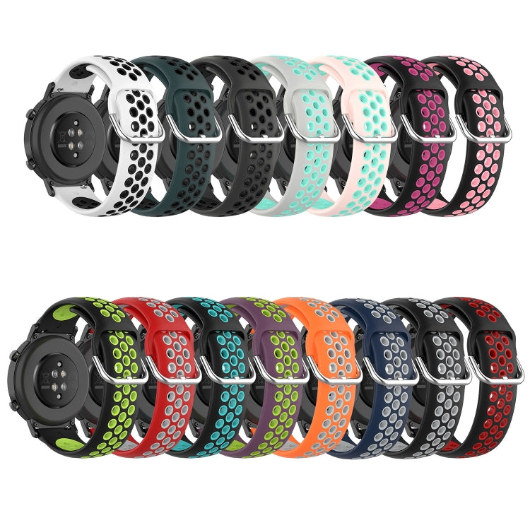 22mm Perforated Breathable Sports Silicone Watch Band, For Huawei Watch GT3 SE, For Huawei Watch GT3 Pro 46mm, For Huawei Watch Buds
