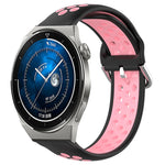 22mm Perforated Breathable Sports Silicone Watch Band, For Huawei Watch GT3 SE, For Huawei Watch GT3 Pro 46mm, For Huawei Watch Buds