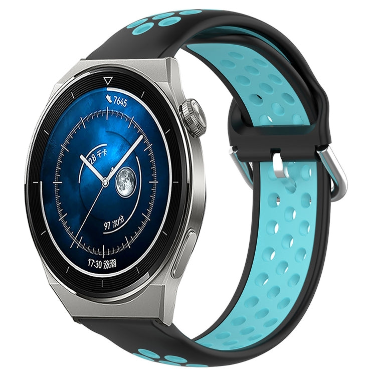 22mm Perforated Breathable Sports Silicone Watch Band, For Huawei Watch GT3 SE, For Huawei Watch GT3 Pro 46mm, For Huawei Watch Buds