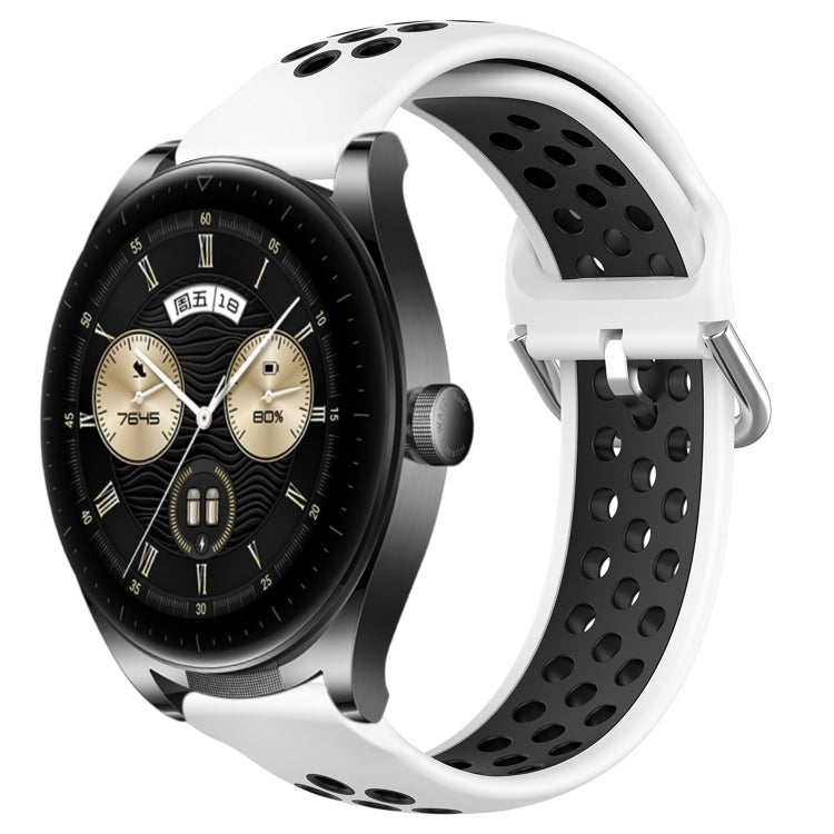 22mm Perforated Breathable Sports Silicone Watch Band, For Huawei Watch GT3 SE, For Huawei Watch GT3 Pro 46mm, For Huawei Watch Buds
