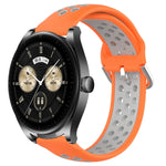 22mm Perforated Breathable Sports Silicone Watch Band, For Huawei Watch GT3 SE, For Huawei Watch GT3 Pro 46mm, For Huawei Watch Buds