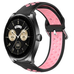 22mm Perforated Breathable Sports Silicone Watch Band, For Huawei Watch GT3 SE, For Huawei Watch GT3 Pro 46mm, For Huawei Watch Buds