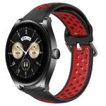 22mm Perforated Breathable Sports Silicone Watch Band, For Huawei Watch GT3 SE, For Huawei Watch GT3 Pro 46mm, For Huawei Watch Buds