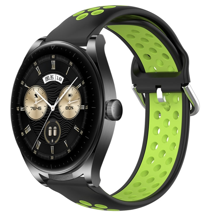 22mm Perforated Breathable Sports Silicone Watch Band, For Huawei Watch GT3 SE, For Huawei Watch GT3 Pro 46mm, For Huawei Watch Buds