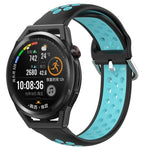 22mm Perforated Breathable Sports Silicone Watch Band, For Huawei Watch GT3 46mm, For Huawei Watch GT Runner, For Huawei Watch 3
