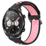 22mm Perforated Breathable Sports Silicone Watch Band, For Honor Watch GS Pro, For Honor Magic Watch 2 46mm, For Honor Watch Dream
