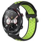 22mm Perforated Breathable Sports Silicone Watch Band, For Honor Watch GS Pro, For Honor Magic Watch 2 46mm, For Honor Watch Dream