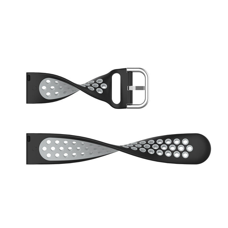 22mm Perforated Breathable Sports Silicone Watch Band, For Amazfit GTR 4, For Amazfit GTR 4 Pro, For Amazfit GTR 3