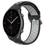 22mm Perforated Breathable Sports Silicone Watch Band, For Amazfit GTR 3 Pro, For Amazfit GTR 2e, For Amazfit GTR 2