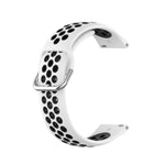 22mm Perforated Breathable Sports Silicone Watch Band, For Garmin Venu 2, For Garmin Vivoactive4, For Garmin Forerunner 265 Music