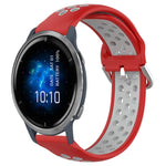 22mm Perforated Breathable Sports Silicone Watch Band, For Garmin Venu 2, For Garmin Vivoactive4, For Garmin Forerunner 265 Music