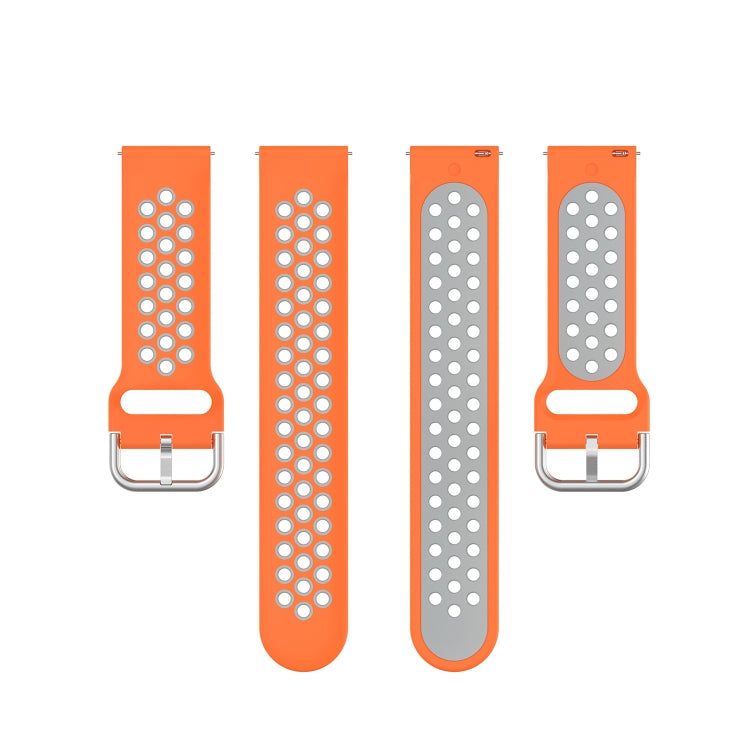 22mm Perforated Breathable Sports Silicone Watch Band, For Garmin Venu 2, For Garmin Vivoactive4, For Garmin Forerunner 265 Music