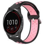 22mm Perforated Breathable Sports Silicone Watch Band, For Garmin Venu 2, For Garmin Vivoactive4, For Garmin Forerunner 265 Music