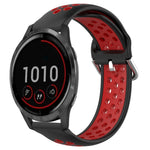 22mm Perforated Breathable Sports Silicone Watch Band, For Garmin Venu 2, For Garmin Vivoactive4, For Garmin Forerunner 265 Music