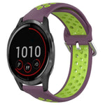 22mm Perforated Breathable Sports Silicone Watch Band, For Garmin Venu 2, For Garmin Vivoactive4, For Garmin Forerunner 265 Music