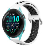 22mm Perforated Breathable Sports Silicone Watch Band, For Garmin Venu 2, For Garmin Vivoactive4, For Garmin Forerunner 265 Music
