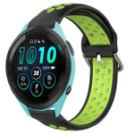 22mm Perforated Breathable Sports Silicone Watch Band, For Garmin Venu 2, For Garmin Vivoactive4, For Garmin Forerunner 265 Music
