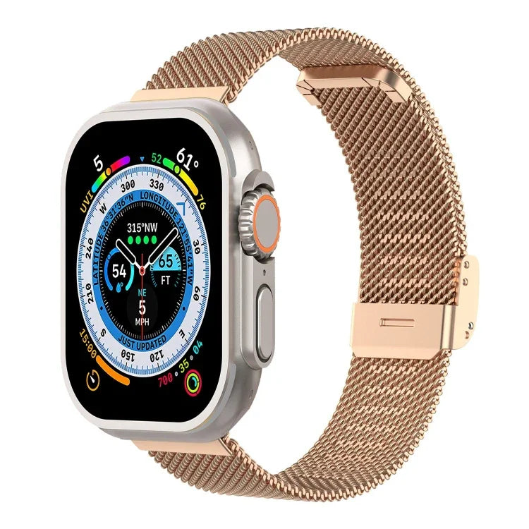 Dây đồng hồ lưới thép Milan tích hợp khóa, Dành cho Apple Watch Series 8&7 41mm, Dành cho Apple Watch Ultra 49mm / Series 8&7 45mm