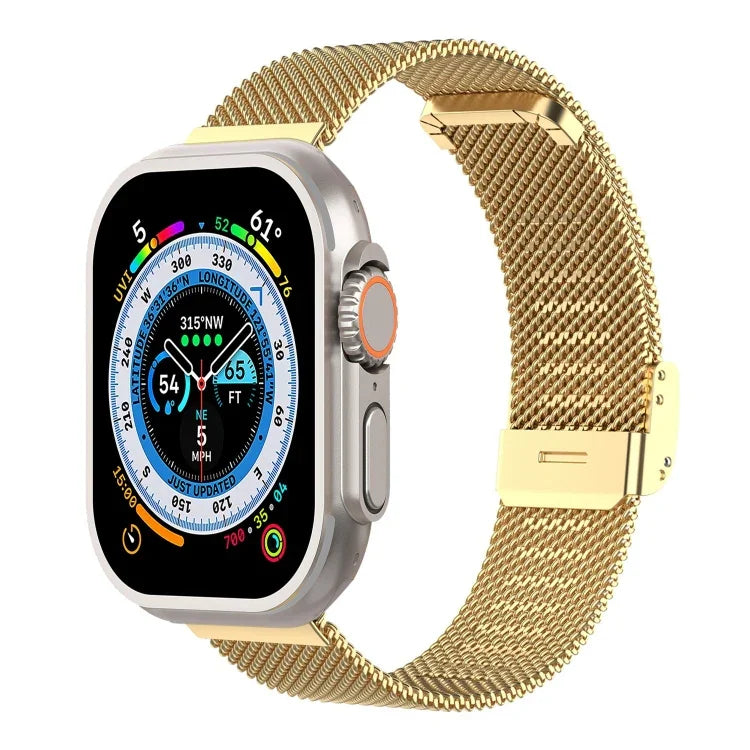 Dây đồng hồ lưới thép Milan tích hợp khóa, Dành cho Apple Watch Series 8&7 41mm, Dành cho Apple Watch Ultra 49mm / Series 8&7 45mm