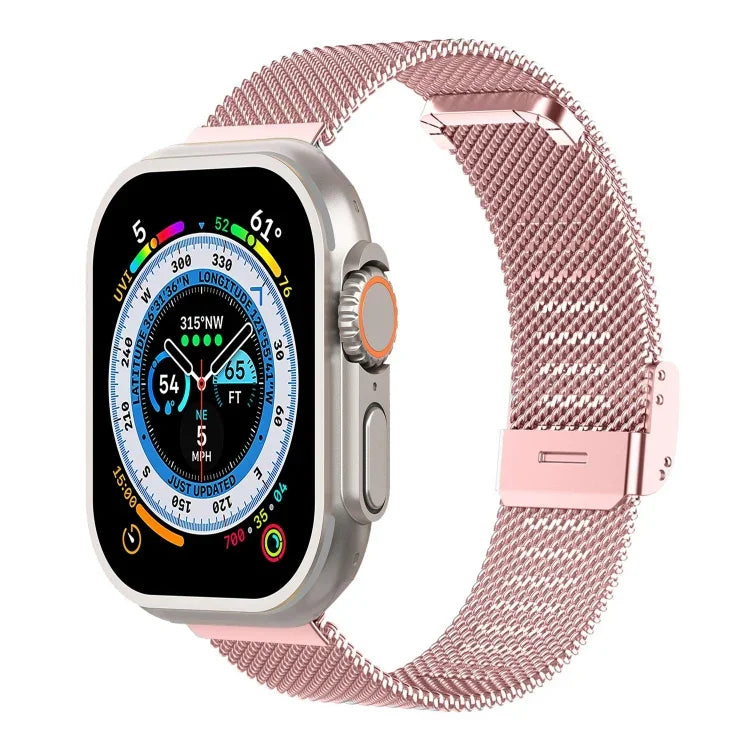 Dây đồng hồ lưới thép Milan tích hợp khóa, Dành cho Apple Watch Series 8&7 41mm, Dành cho Apple Watch Ultra 49mm / Series 8&7 45mm