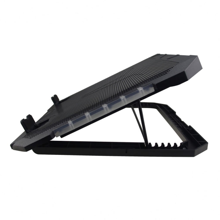 Đế tản nhiệt máy tính xách tay S900 có 2 cổng USB, điều chỉnh chiều cao, đèn RGB, S900