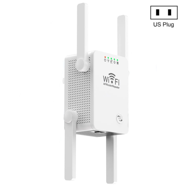 Bộ mở rộng bộ lặp WiFi không dây 300Mbps U8, bộ khuếch đại tín hiệu Wi-Fi, phích cắm US, phích cắm EU
