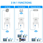 Bộ mở rộng bộ lặp WiFi không dây 300Mbps U8, bộ khuếch đại tín hiệu Wi-Fi, phích cắm US, phích cắm EU