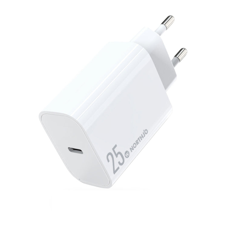 NORTHJO NOPD2501 Sạc nhanh PD 25W USB-C / Type-C cổng đơn, phích cắm US, EU, UK, AU