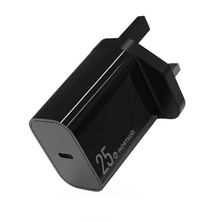 NORTHJO NOPD2501 Sạc nhanh PD 25W USB-C / Type-C cổng đơn, phích cắm US, EU, UK, AU