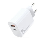 NORTHJO NOPD2502 Sạc nhanh PD 25W USB-C/Type-C + QC 3.0 USB cổng đôi, phích cắm US, EU, UK, AU