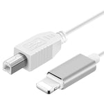 Cáp MIDI 1m 8 Pin sang USB-B Cho iPad / iPhone, 8 Pin