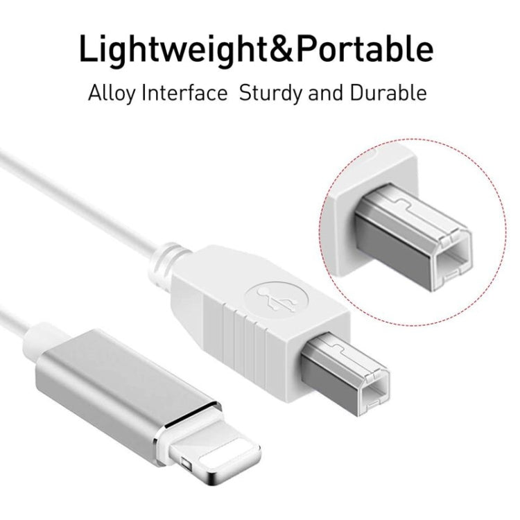 Cáp MIDI 1m 8 Pin sang USB-B Cho iPad / iPhone, 8 Pin