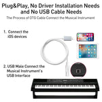Cáp MIDI 1m 8 Pin sang USB-B Cho iPad / iPhone, 8 Pin