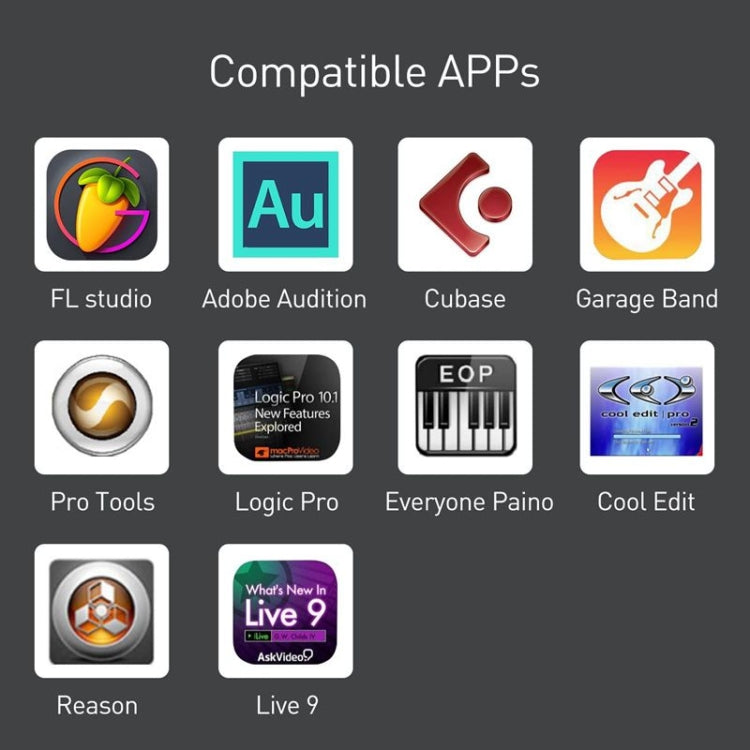 Cáp MIDI 1m 8 Pin sang USB-B Cho iPad / iPhone, 8 Pin
