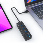 Trạm kết nối Onten 5305 4 trong 1 USB3.0 4 cổng, 5305