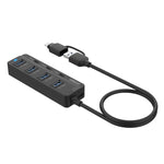 Trạm kết nối Onten UCA5306 7 trong 2 USB3.0 + Type-C 7 cổng hỗ trợ chức năng OTG, UCA5306