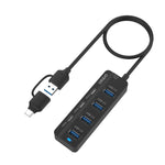 Trạm kết nối Onten UCA5306 7 trong 2 USB3.0 + Type-C 7 cổng hỗ trợ chức năng OTG, UCA5306