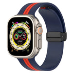 Dây đồng hồ silicone hai màu khóa nam châm, Dành cho Apple Watch Ultra 49mm, Dành cho Apple Watch Series 8&7 45mm, Dành cho Apple Watch Series 8&7 41mm