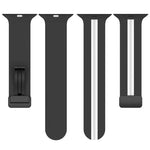 Dây đồng hồ silicone hai màu khóa nam châm, Dành cho Apple Watch Ultra 49mm, Dành cho Apple Watch Series 8&7 45mm, Dành cho Apple Watch Series 8&7 41mm