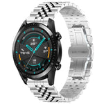 Five Bull Half Round Stainless Steel Watch Band + Strap Removal Tool, For Huawei Watch 3 / 3 Pro, For Huawei Watch GT2 Pro / GT 2e, For Huawei Watch GT 42mm/46mm / GT2 46mm