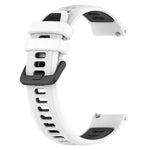 Dây đồng hồ silicone thể thao hai màu 20mm, cho Samsung Galaxy Watch 6 40mm, cho Samsung Galaxy Watch 6 Classic 43mm