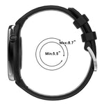 Dây đồng hồ silicone thể thao hai màu khóa thép 20mm, cho Samsung Galaxy Watch 6 40mm, cho Samsung Galaxy Watch 6 Classic 43mm