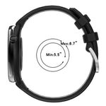 22mm Sports Two-Color Steel Buckle Silicone Watch Band, For Xiaomi Haylou RT2 LS10, For  Xiaomi Haylou RS4 LS12