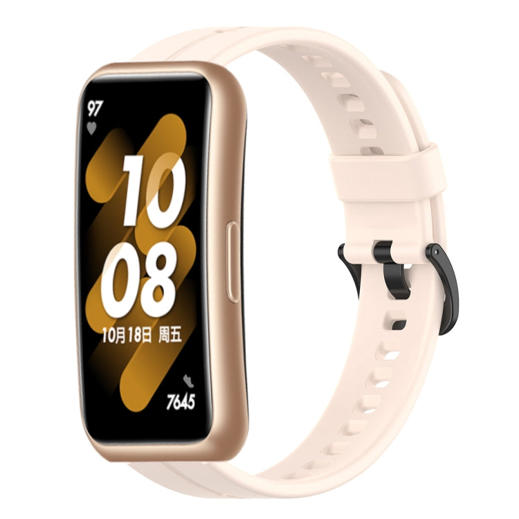 Solid Color Silicone Watch Band, For Huawei Band 7, For Huawei Band 6, For Huawei Band 3