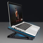Đế tản nhiệt laptop thiết kế rỗng quạt đôi USB N99, N99