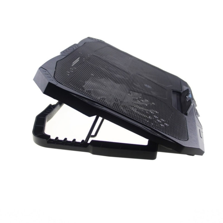 Đế tản nhiệt laptop chơi game hợp kim nhôm bốn quạt gập được có hiển thị tốc độ gió S18, S18