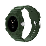 Dây đồng hồ đàn hồi TPU tích hợp điều chỉnh cho Google Pixel Watch JUNSUNMAY