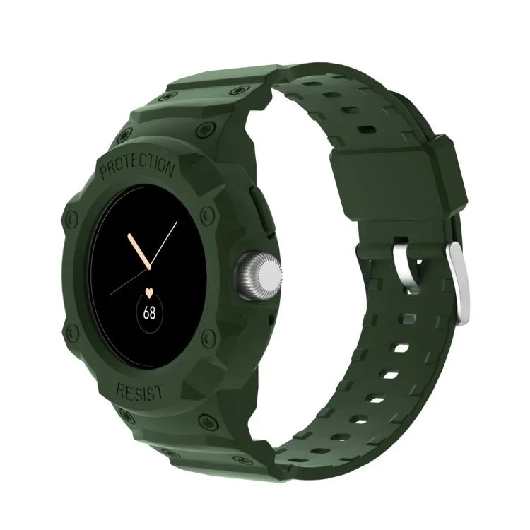 Dây đồng hồ đàn hồi TPU tích hợp điều chỉnh cho Google Pixel Watch JUNSUNMAY