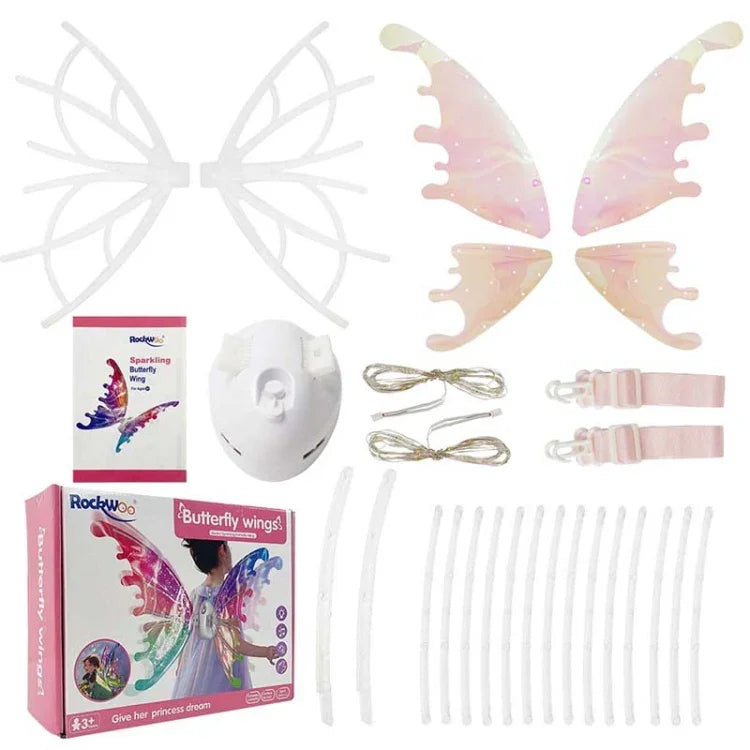 Đồ chơi cánh bướm điện DIY Rockwoo R01, có đèn, không đèn
