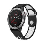 22mm Sports Breathable Silicone Watch Band, For Garmin Fenix 6 GPS, For Garmin Fenix 6 Pro GPS, For Garmin Fenix 6 Sapphire GPS, For Garmin Fenix 5
